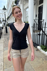 Amara Tie Top