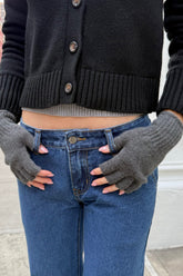 Fingerless Wool Gloves