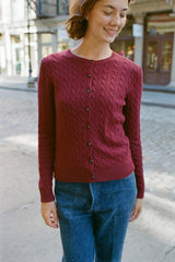 Amalie Cable Knit Cardigan