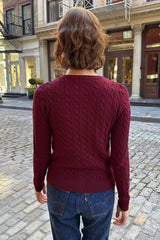 Amalie Cable Knit Cardigan