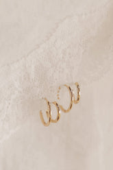 Hoops Earrings Set