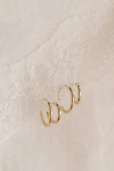 Hoops Earrings Set