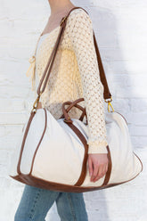 Ivory Duffle Bag