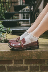 Ruffle Ribbed Socks