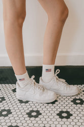 American Flag Crew Socks