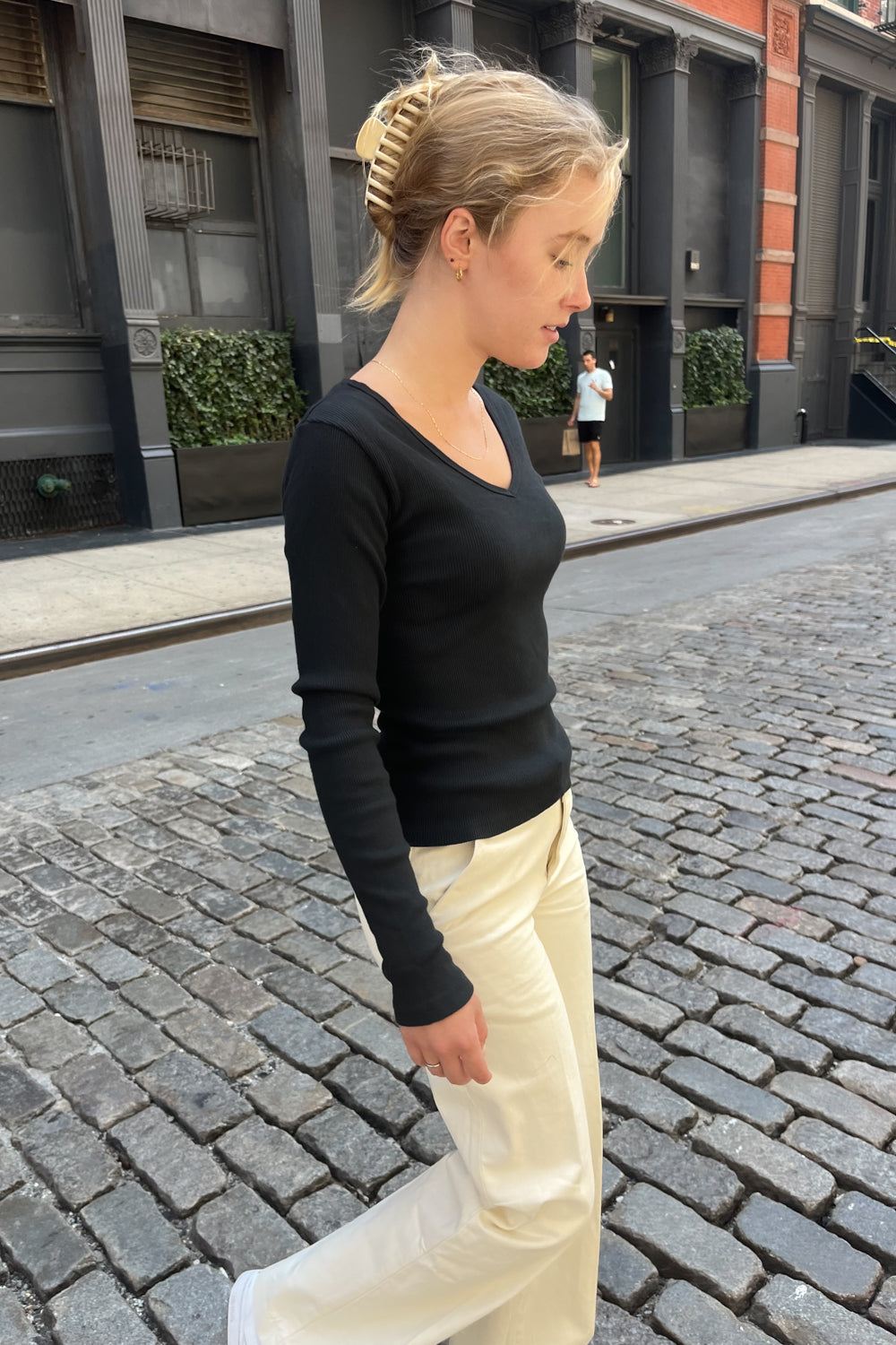Josephine Ribbed Top