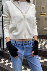 Fingerless Wool Gloves