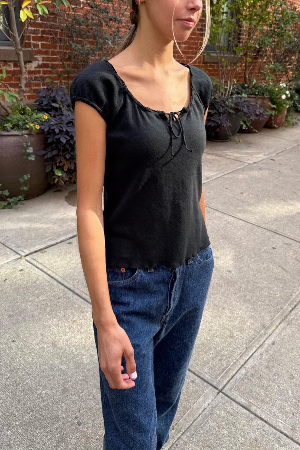 Noa Eyelet Top