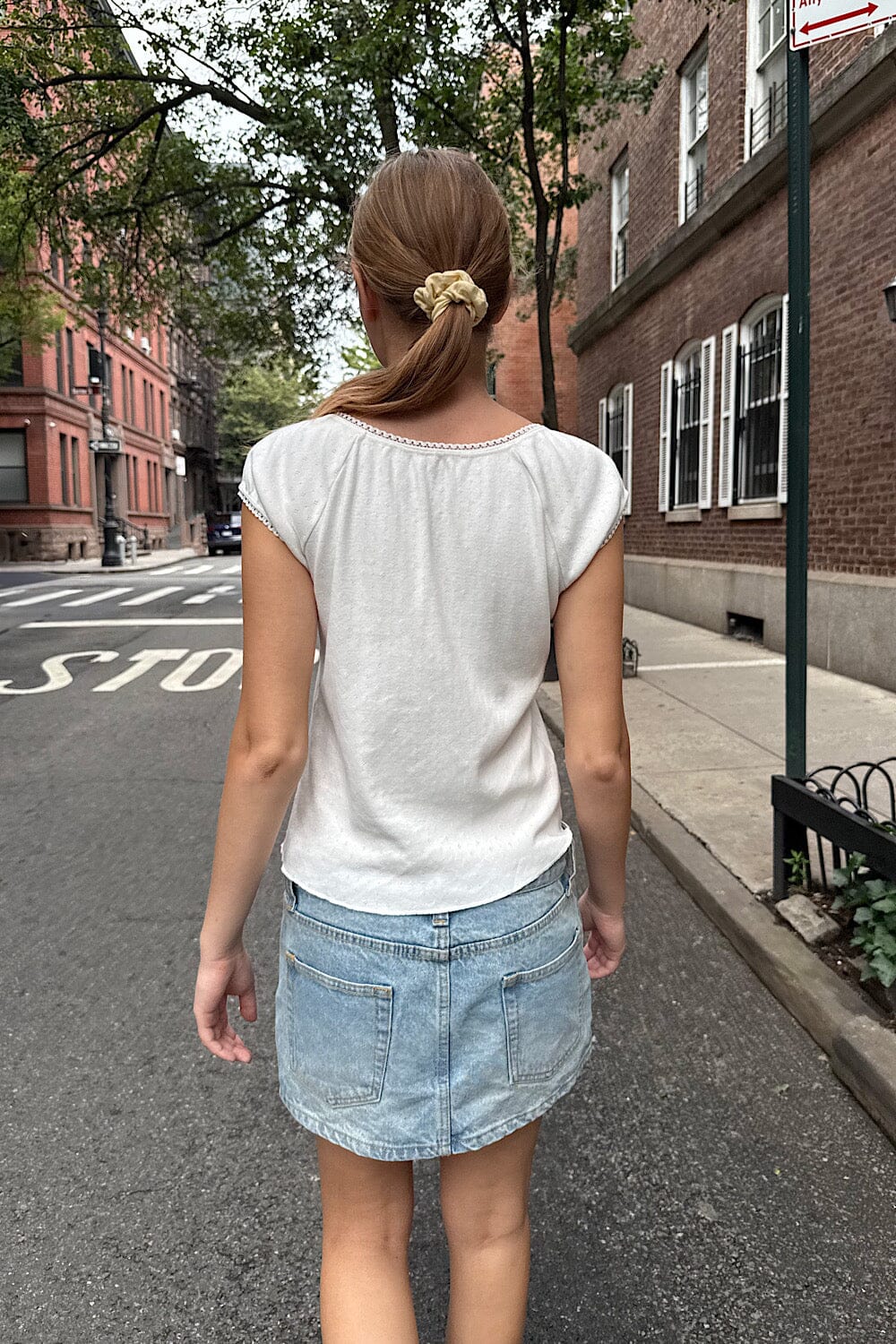 Noa Eyelet Top