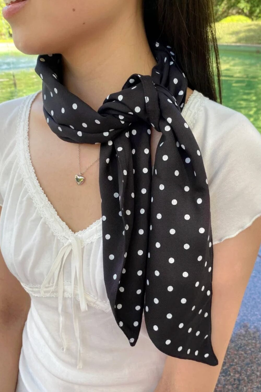 Polka Dot Scarf