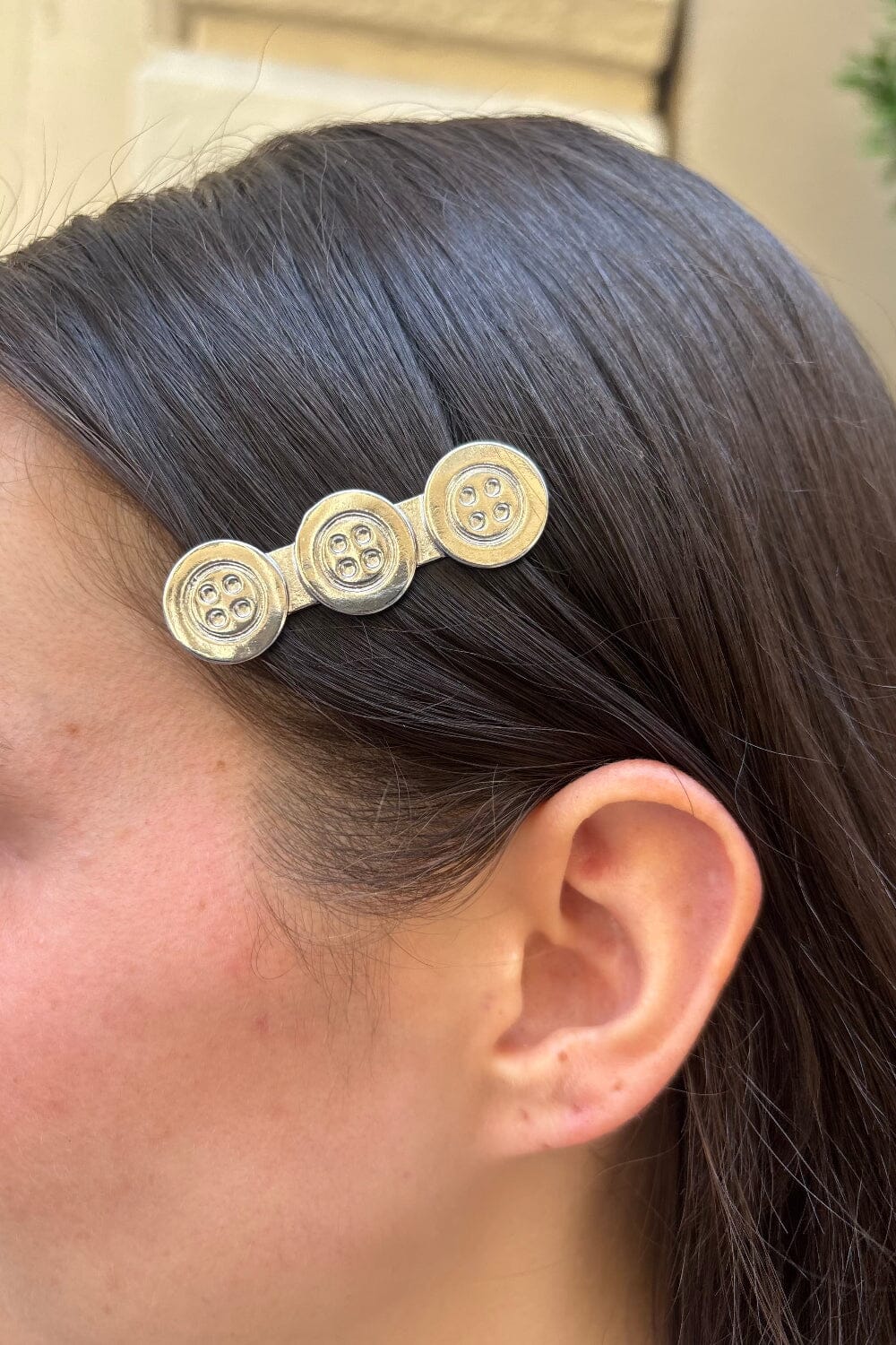 Button Barrette