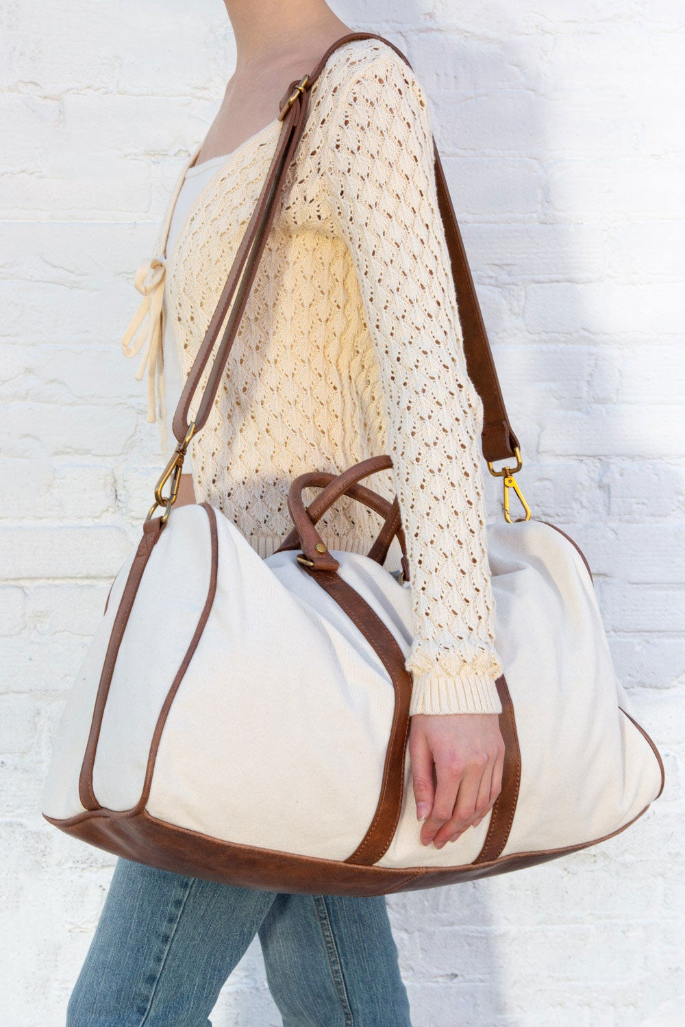 Ivory Duffle Bag