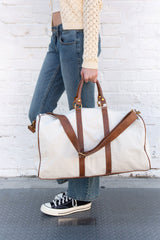 Ivory Duffle Bag