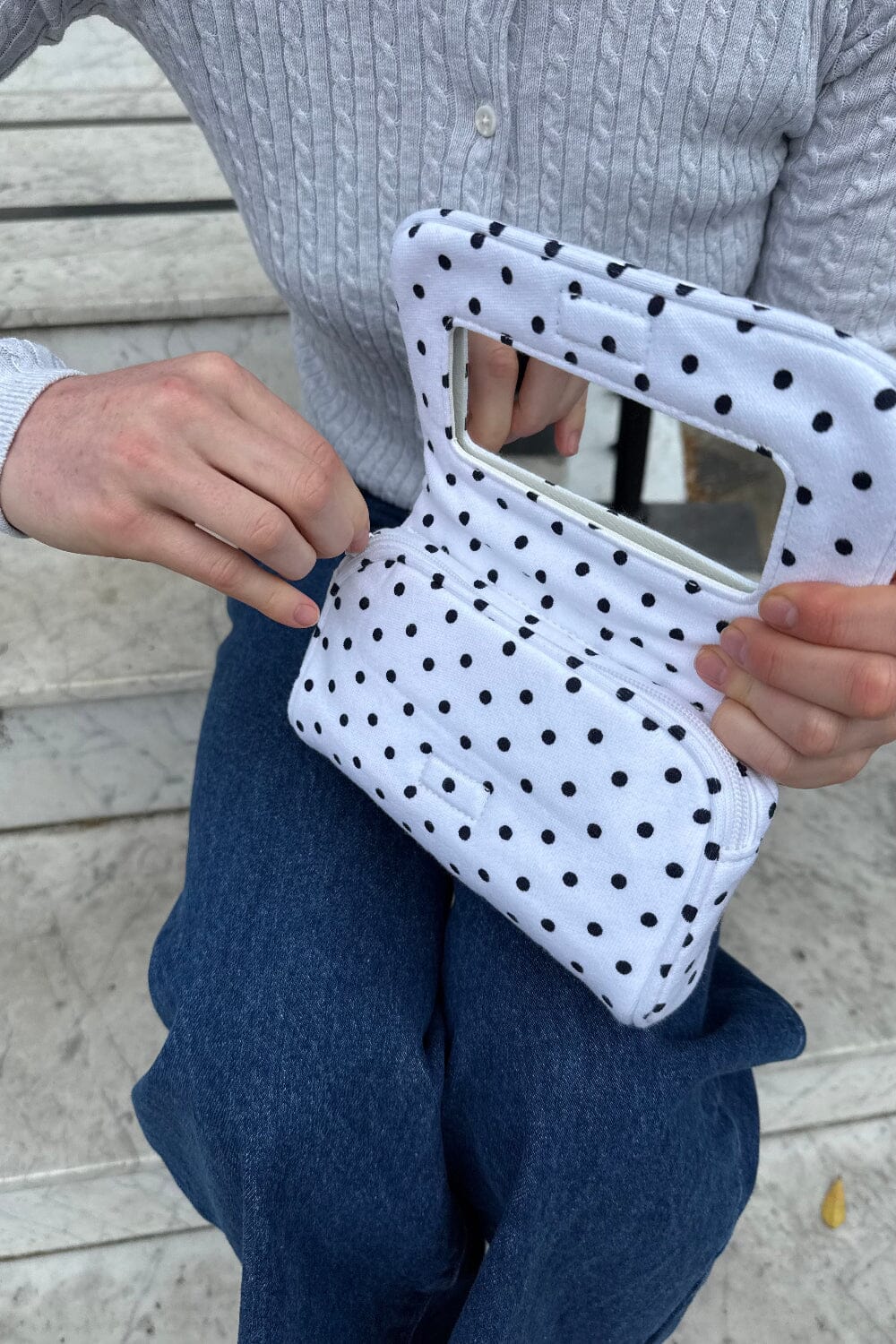Polka Dots Makeup Bag