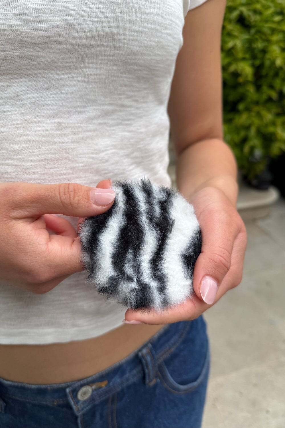 Faux Fur Mirror