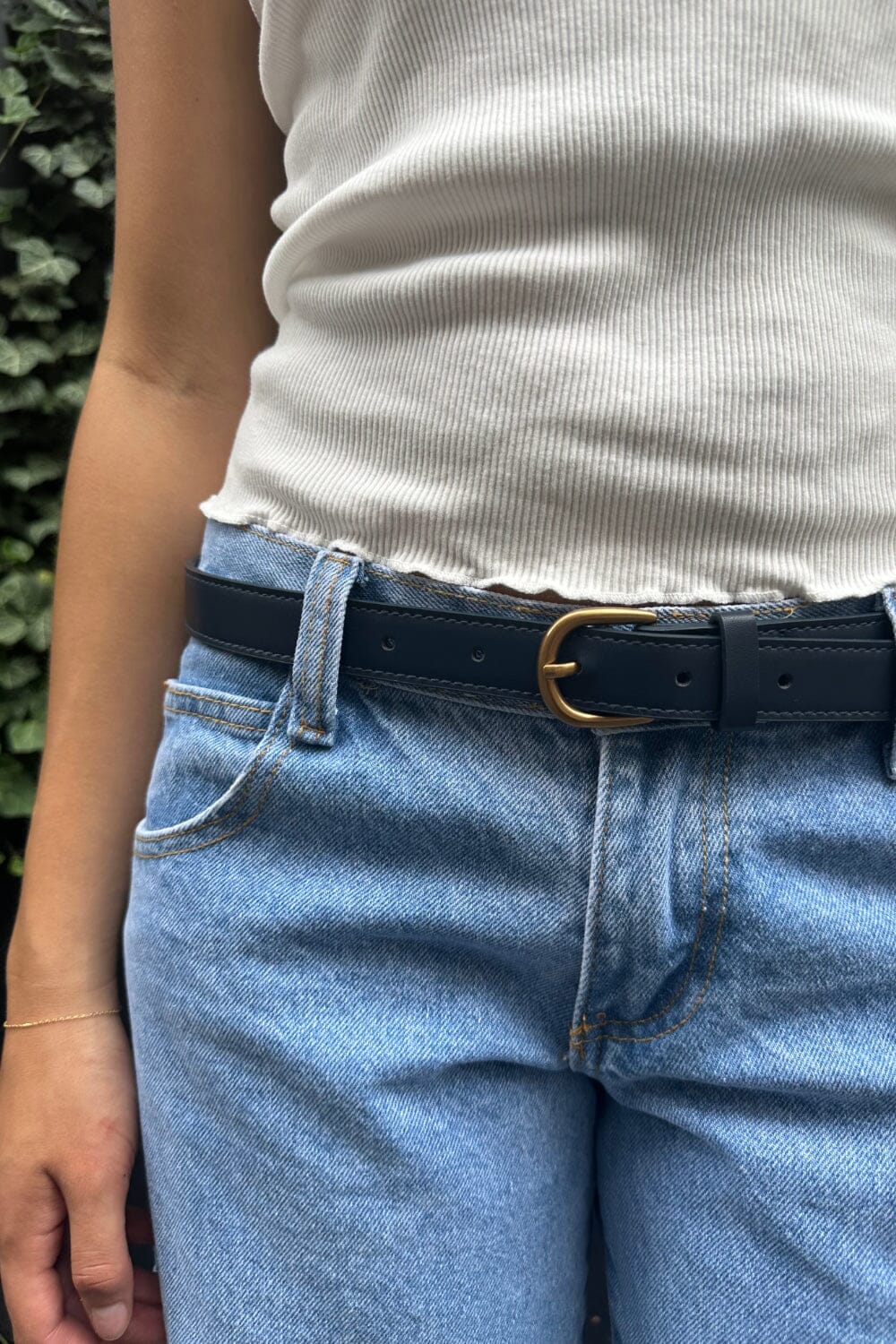 Faux Leather Belt
