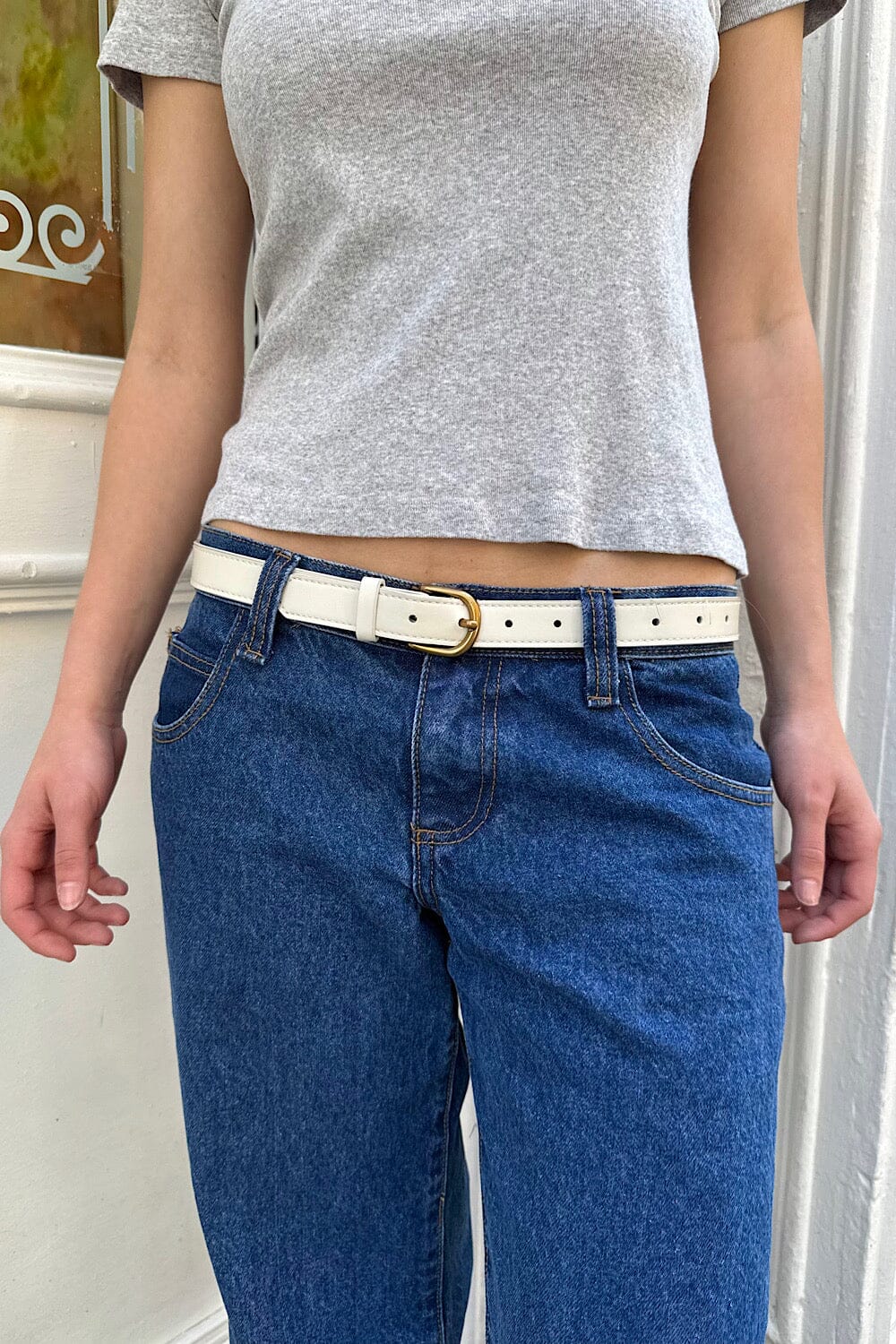 Faux Leather Belt