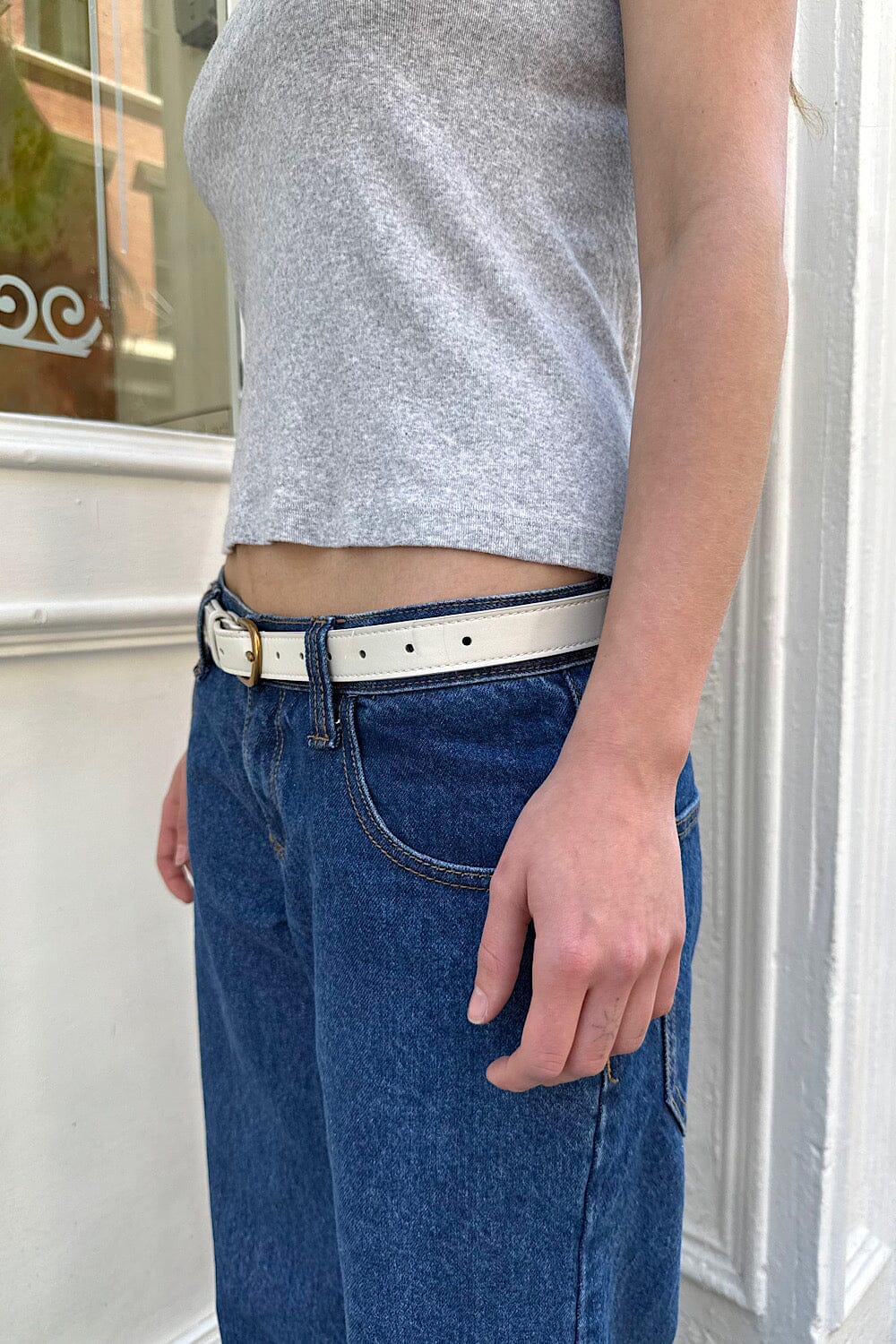 Faux Leather Belt