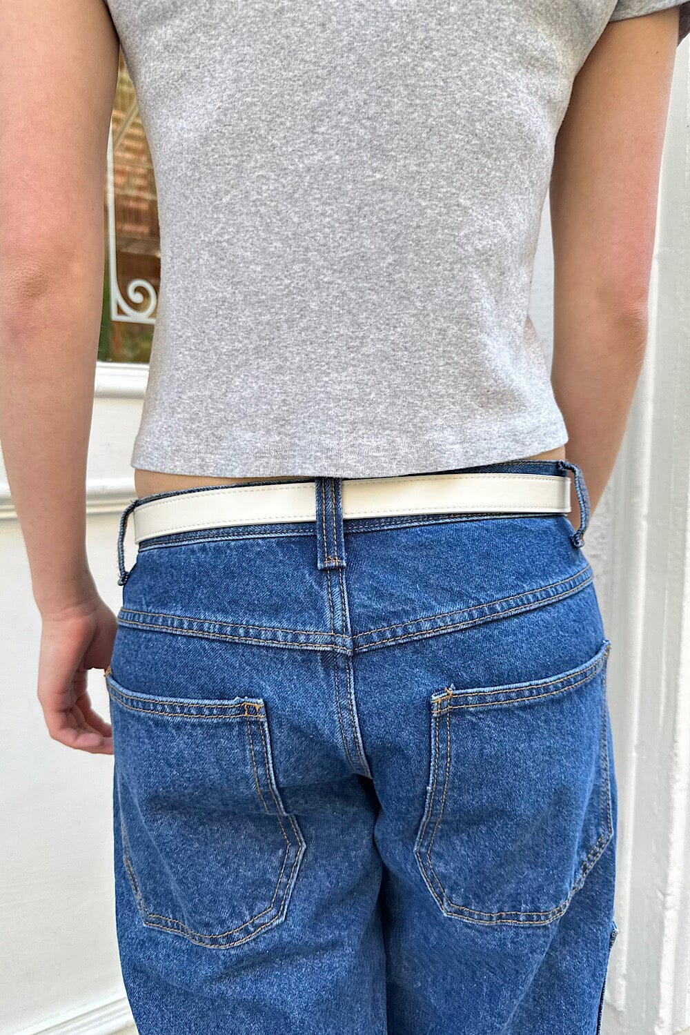 Faux Leather Belt