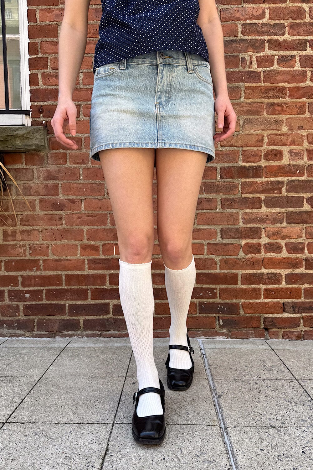 White Long Socks