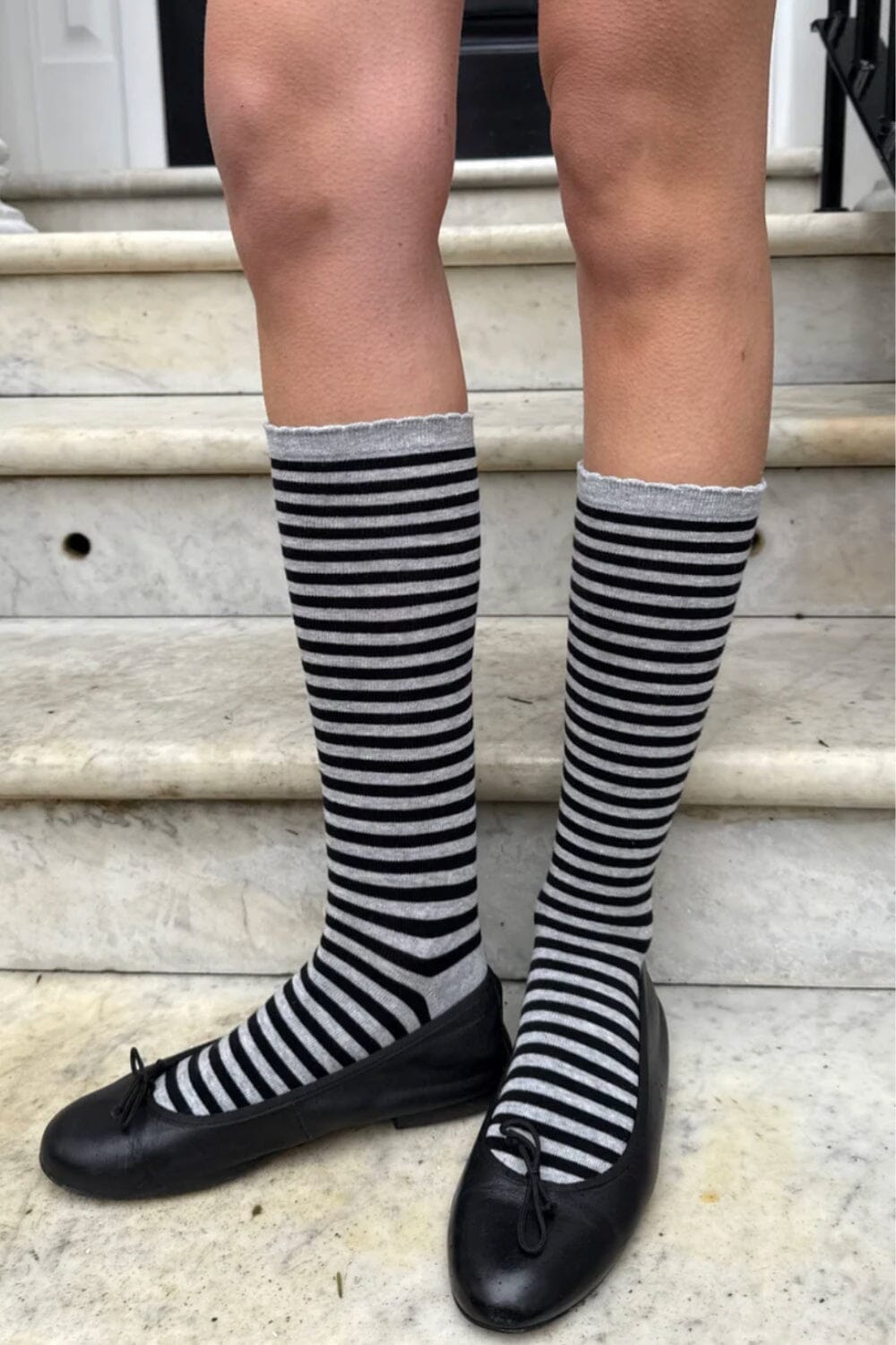 Striped Knee Socks