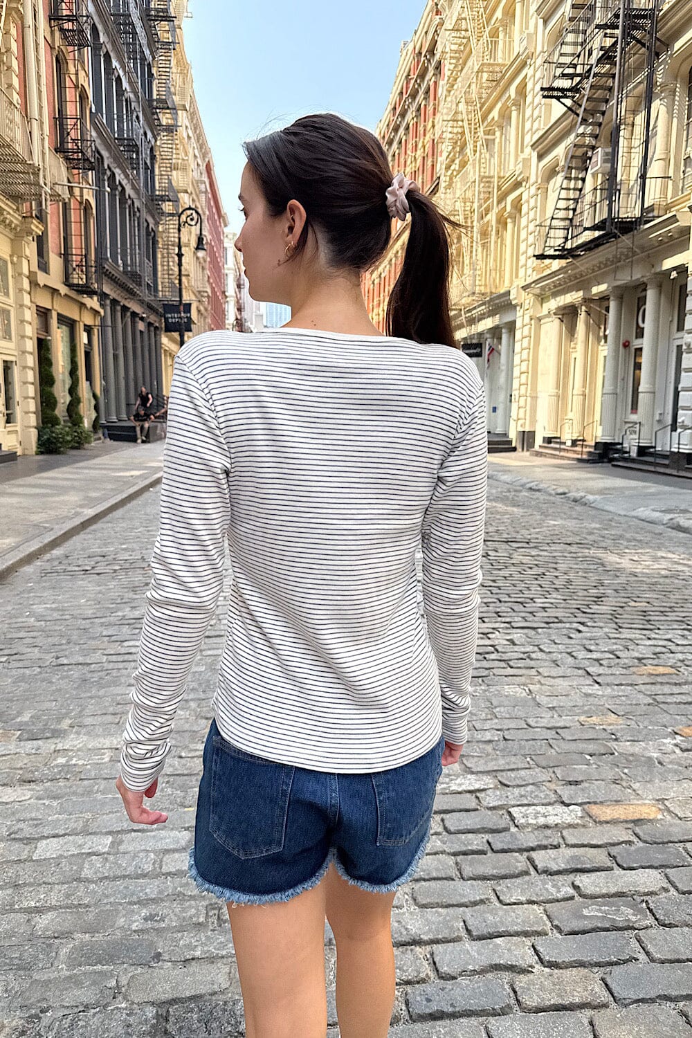Leah Striped Top