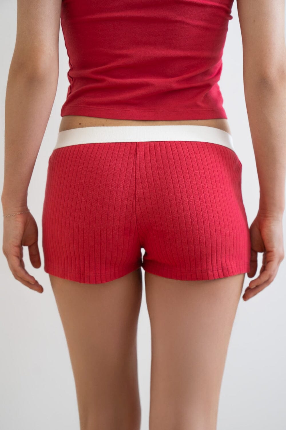 Boy Short Thick Ribbed Underwear
